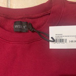 Wesley, size small, beet Red